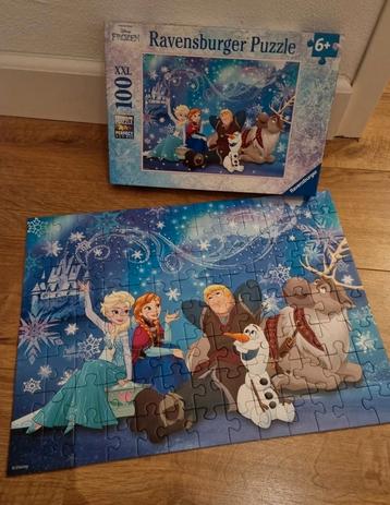 Xxl disney Frozen puzzel 100st beschikbaar voor biedingen