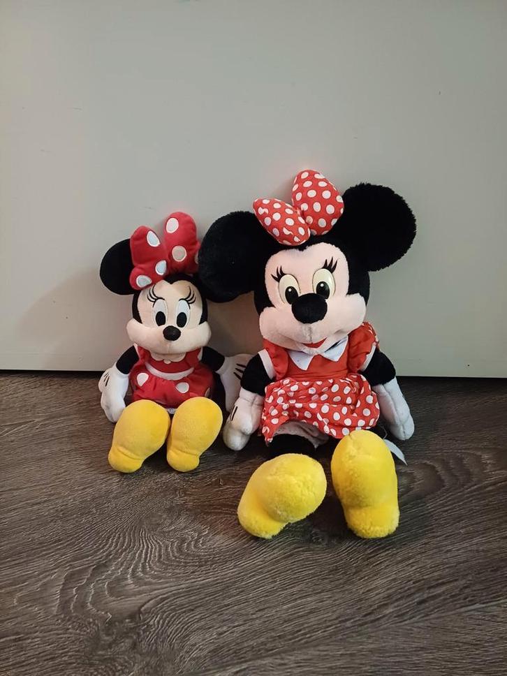 Minnie Mouse Knuffels - Set van 2, Verzamelen, Disney, Gebruikt, Knuffel, Overige figuren, Ophalen of Verzenden