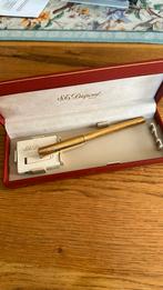 S.T. Dupont Gatsby Vulpen  Goud Verguld 18K Medium x1, Ophalen of Verzenden, Zo goed als nieuw, Vulpen, Overige merken
