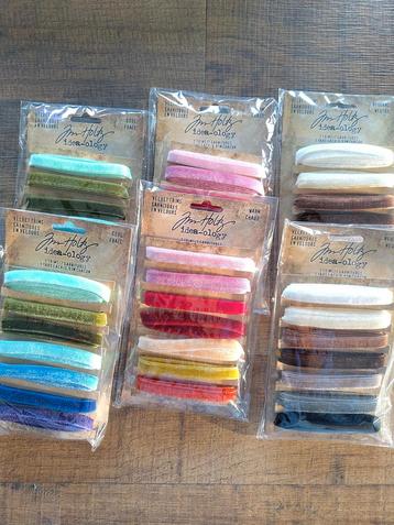 Tim Holtz Idea-ology Velvet Trims – diverse kleuren beschikbaar voor biedingen