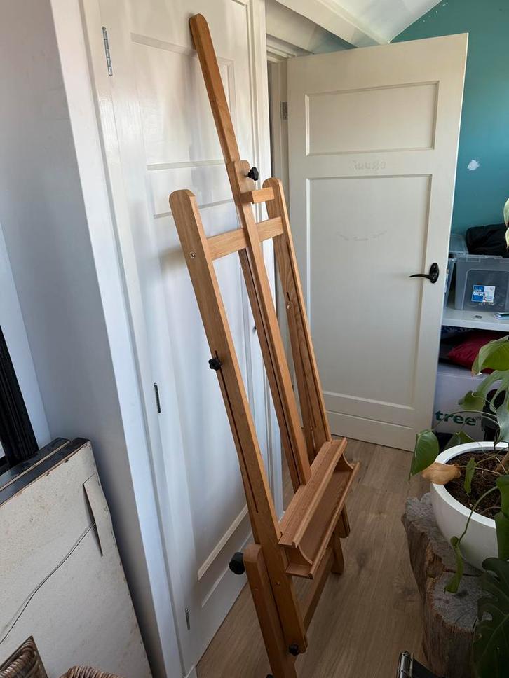 Schildersezel / Atelierezel op wielen NIEUW!, Hobby en Vrije tijd, Schilderen, Ezel, Ophalen