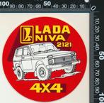 Sticker: Lada - Niva 2121 - 4x4, Ophalen of Verzenden, Zo goed als nieuw, Auto of Motor