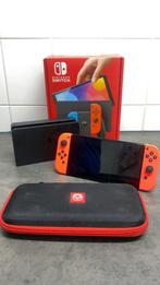 Nintendo Switch Oled (accesoires & 1 game), Spelcomputers en Games, Switch OLED, Met games, Ophalen of Verzenden, Zo goed als nieuw