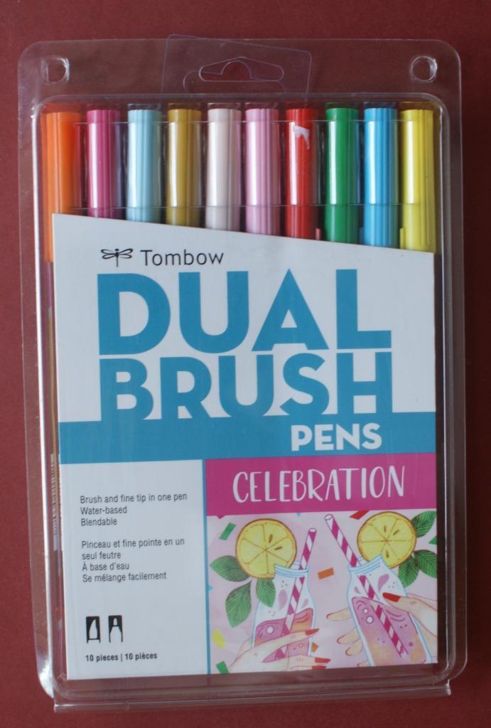 Tombow Dual Brush Pens Art Markers sets van 10, Hobby en Vrije tijd, Tekenen, Nieuw, Potlood of Stift, Verzenden