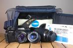 Minolta X-700 met drie Minolta lenzen, Ophalen of Verzenden, Gebruikt, Spiegelreflex, Minolta