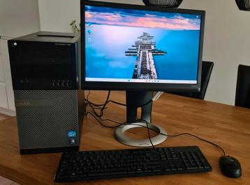 Complete Dell Desktop Windows 11 Pro - 256GB SSD, 250GB HDD beschikbaar voor biedingen