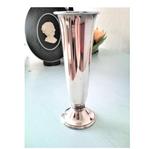 vintage keltum solifleur vaasje/posthoorn style/verzilverd, Ophalen of Verzenden