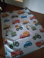 Peuter dekbed overtrek werk voertuigen., Ophalen of Verzenden, Wit, Jongetje, Dekbedovertrek