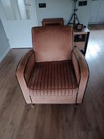 Fauteuil, kleur terra cotta, Huis en Inrichting, Fauteuils, Ophalen of Verzenden