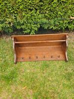 Houten Wandkapstok met plank, Huis en Inrichting, Wandkapstok, Gebruikt, Ophalen of Verzenden, Minder dan 100 cm