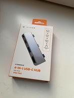 4 in 1 usb c hub, Computers en Software, Dockingstations, Ophalen of Verzenden, Nieuw, Hyper Drive, Telefoon