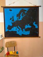 Vintage Schoolplaat Europa 1973, Antiek en Kunst, Antiek | Schoolplaten, Ophalen, Aardrijkskunde