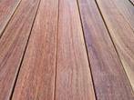 GEVELBEKLEDING SCHUTTING: PARTIJ PLANKEN HARDHOUTEN GESCHAAF, Ophalen of Verzenden, Nieuw, 250 cm of meer, Planken