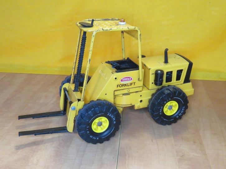 Tonka Heftruck XMB-975, Verzamelen, Speelgoed, Gebruikt, Ophalen of Verzenden