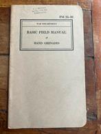 WO2 Amerikaans voorschrift mk2 handgranaat 1940 gooien, Verzamelen, Militaria | Tweede Wereldoorlog, Amerika, Verzenden, Boek of Tijdschrift