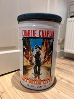 Charlie chaplin blik/kruk, Ophalen of Verzenden, Overige materialen