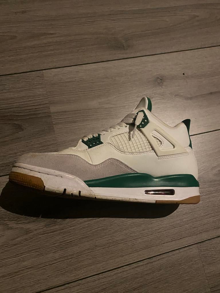 Jordan 4 Pine Green - Gedragen, Overige kleuren, Verzenden, Sneakers of Gympen, Gedragen