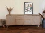 Rotan dressoir, Ophalen, Zo goed als nieuw, 25 tot 50 cm, Met deur(en)