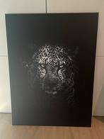 Zwart Tijger Canvas Schilderij 75x100, Nieuw, Ophalen of Verzenden, Schilderij, 75 tot 100 cm