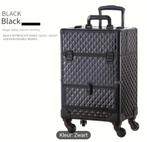 Kapperskoffer koffer trolley met lade, Ophalen of Verzenden, Zo goed als nieuw, Hard kunststof