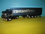 Friesenpfeil  MERCEDES met oplegger  Herpa, Ophalen of Verzenden, Bus of Vrachtwagen, Zo goed als nieuw, Herpa