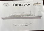 Ss Rotterdam bouwplaat scaldis 1:350, Ophalen of Verzenden, Zo goed als nieuw, Kaart, Foto of Prent