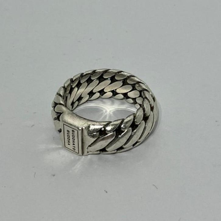 Buddha to Buddha Ring Ben Small maat:18, Sieraden, Tassen en Uiterlijk, Ringen, Dame of Heer, 18 tot 19, Zilver, Zilver, Ophalen of Verzenden