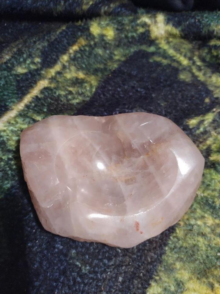 Rozenkwarts asbak, Verzamelen, Mineralen en Fossielen, Ophalen of Verzenden