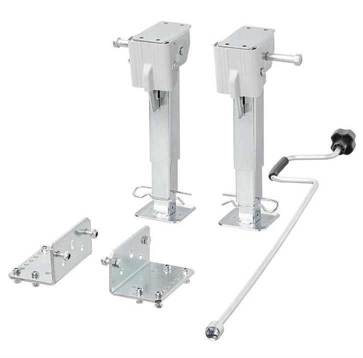 Uitdraaisteunen set Camper 290-460 mm 500 kg achterzijde, Caravans en Kamperen, Kampeeraccessoires, Nieuw, Ophalen of Verzenden