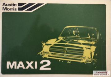 Handboek Austin Maxi2 AKM4665 beschikbaar voor biedingen