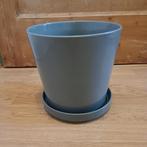 Grijze Ikea plantenpot 19cm, Ophalen, Minder dan 30 cm, Minder dan 60 cm, Rond