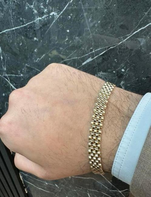 14K gouden Rolex armband, Sieraden, Tassen en Uiterlijk, Armbanden, Nieuw, Goud, Goud, Ophalen of Verzenden