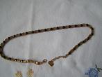 ketting Sari nr JJ 665, Overige materialen, Verzenden, Met strass, Zo goed als nieuw