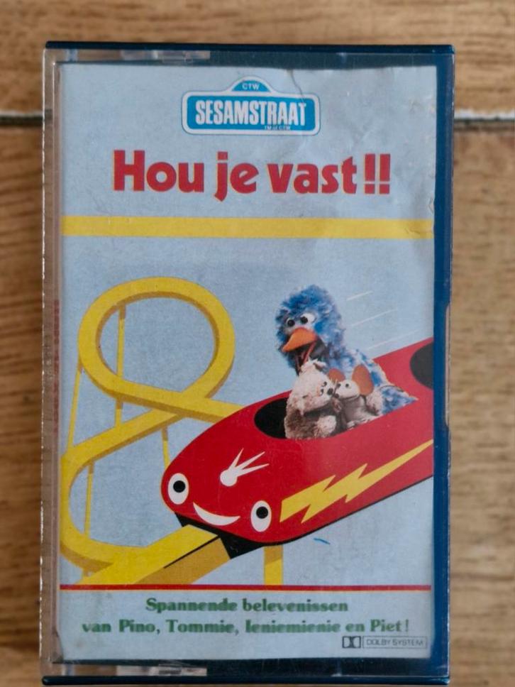 Cassettebandje Sesamstraat, Cd's en Dvd's, Cassettebandjes, Zo goed als nieuw, Nederlandstalig, 1 bandje, Ophalen of Verzenden