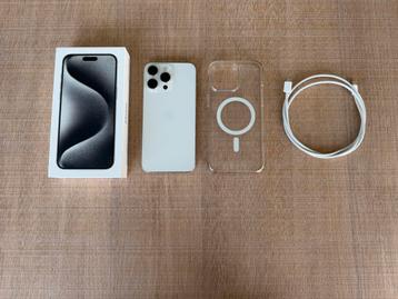 Apple iPhone 15 Pro Max 256GB Wit Titanium 93%🔋 beschikbaar voor biedingen