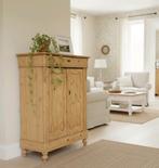 Antieke brocante grenen Biedermeier meidenkast vintage kast, Ophalen of Verzenden