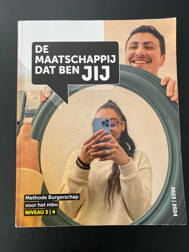Studieboek Boek De Maatschappij Dat Ben JIJ, Boeken, Ophalen, Zo goed als nieuw, Overige niveaus, Maatschappijleer