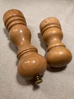 Houten peper- en zoutmolen set Peugeot, Ophalen of Verzenden, Zo goed als nieuw, Hout, Los bestek