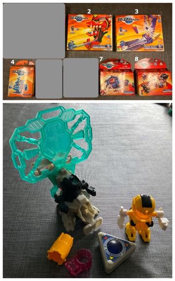 Battle B-Daman .... 6 stuks .... Compleet ??? + Extra beschikbaar voor biedingen