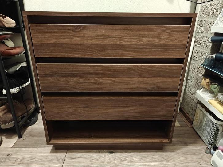 Ladekast, Huis en Inrichting, Kasten | Ladekasten, Gebruikt, Minder dan 100 cm, 50 tot 100 cm, 25 tot 50 cm, 3 of 4 laden, Ophalen