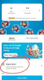 Efteling zegels 0.50 euro (Albert Heijn spaaractie), Verzamelen, Ophalen of Verzenden, Albert Heijn