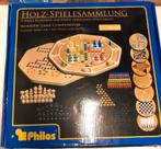 Set klassieke bordspellen van hout, Onbekend, Ophalen of Verzenden, Zo goed als nieuw, Philos