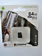 Kingston micro SD kaart 64GB nieuw, Audio, Tv en Foto, Fotografie | Geheugenkaarten, Nieuw, Kingston, 64 GB, Smartphone
