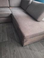 Hoekbank (slaapbank), Huis en Inrichting, Banken | Bankstellen, Ophalen, Gebruikt, Hoekbank, Stof