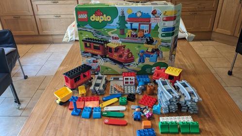 Lego Duplo treinset 10874 met doos, Kinderen en Baby's, Speelgoed | Duplo en Lego, Zo goed als nieuw, Duplo, Complete set, Ophalen of Verzenden
