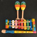 Houten Muziekinstrumenten Set, Kinderen en Baby's, Speelgoed | Houten speelgoed, Ophalen of Verzenden, Zo goed als nieuw, Overige typen