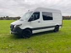 Mercedes-Benz Sprinter 319 L2H2 V6, 6- pers Dubbelcabine Mbu, Auto's, Bestelauto's, Automaat, Achterwielaandrijving, Euro 6, Wit