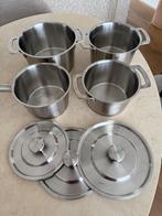 Potten set inductie compatibele, Huis en Inrichting, Keuken | Potten en Pannen, Ophalen, Overige materialen, Gebruikt, Inductieplaat