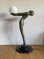 Vintage Clarté vloerlamp Max Le Verrier, Huis en Inrichting, Lampen | Vloerlampen, Art deco, Ophalen of Verzenden, Zo goed als nieuw