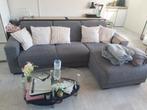Grijze hoekbank - gebruikt. WEG VOOR 1 JULI, Huis en Inrichting, Ophalen, Gebruikt, 100 tot 125 cm, Hoekbank